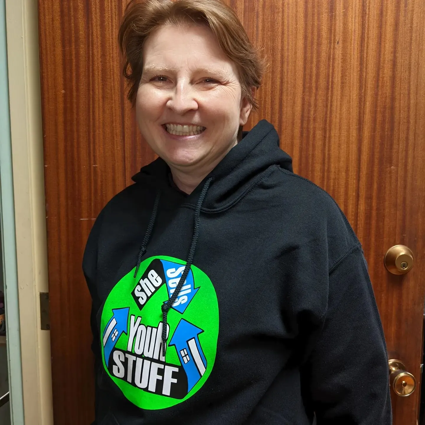 Charlene, The Kijiji Lady, smiling